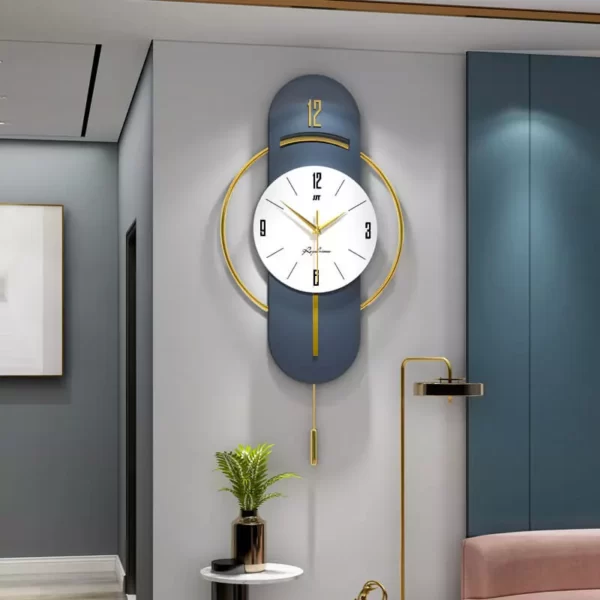 Objets d'art mural Horloge murale en métal JJT JT2145