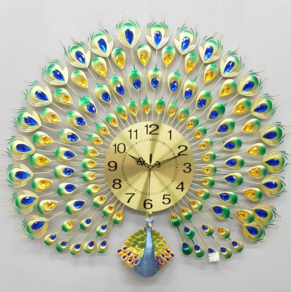 JJT China Professional Peacock Wall Clock Supplier WM185