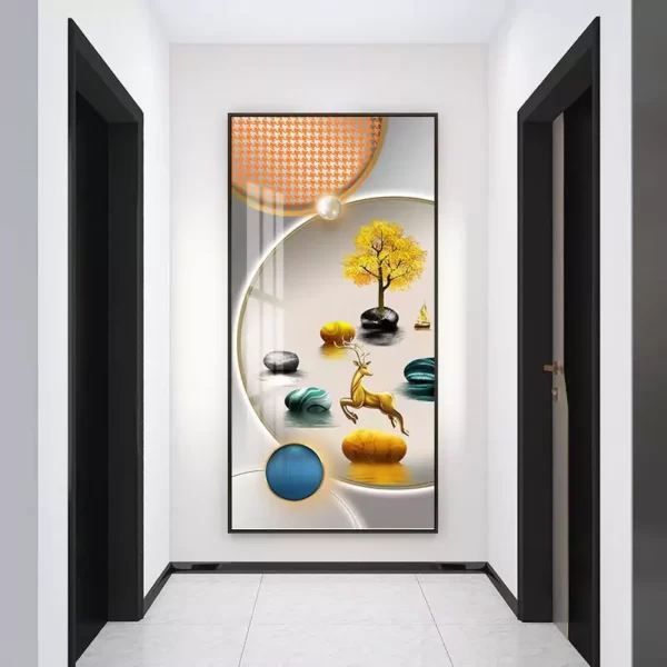 JJT New Large Wall Decoration Painting for Entryway JT-M108