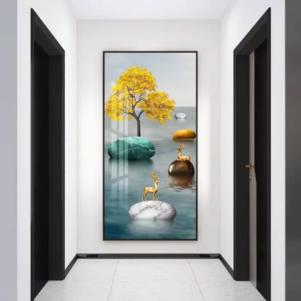 JJT New Large Wall Decoration Painting for Entryway JT-M108