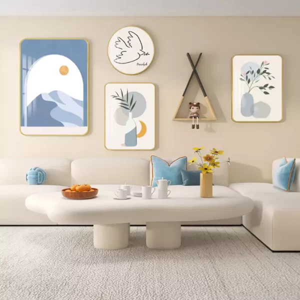 Pintura mural de porcelana para la decoración moderna del hogar JT-M102