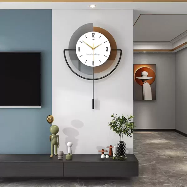 Reloj de Pared Ideas de Decoración JJT Nuevo Reloj Geométrico Decorativo JT22199