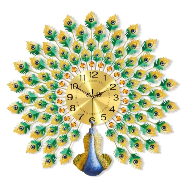 Wholesale Custom Peacock Wall Clock JT1967 from China