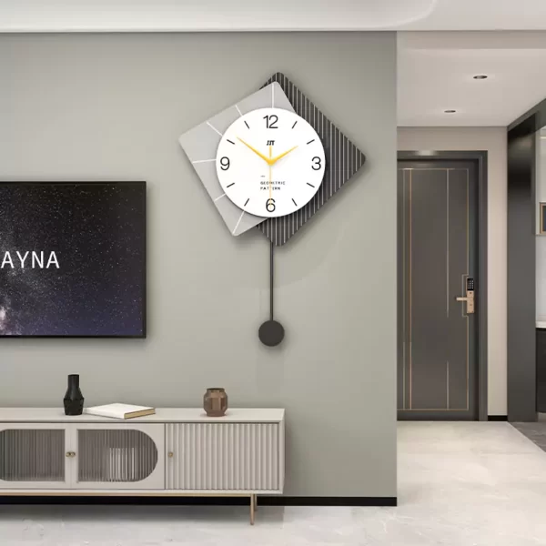 Geometric Decor Clock for Home Luxury Decor JT22370