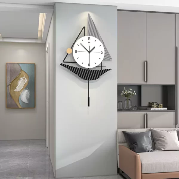 Stylish Wall Clock for Home Living Room Decoration JT22263