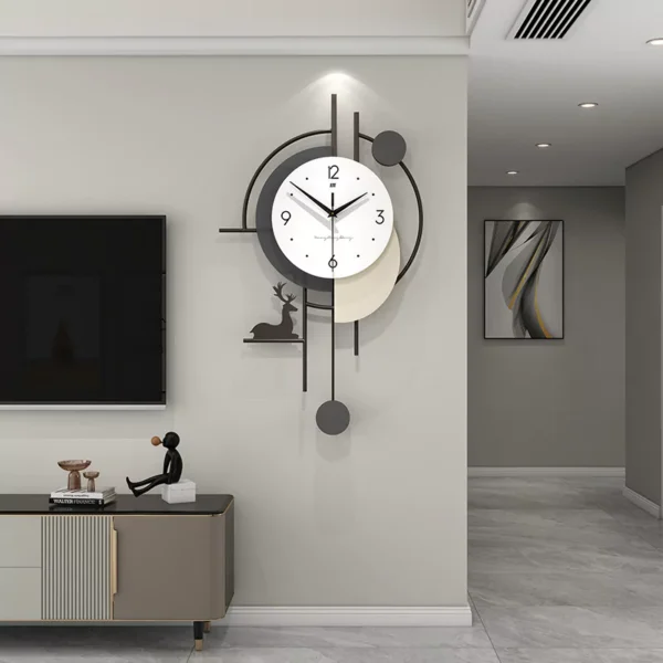 Арт-деко-настенные часы для гостиной-декор-jt23209