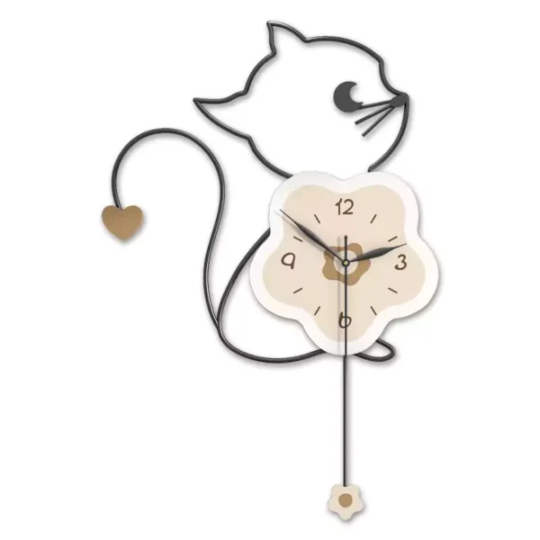 pendulum-wall-clocks-cat-shaped-for-home-decor-jt2307