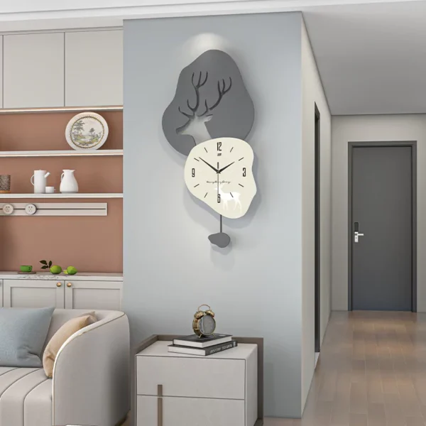 Horloge murale en bois pour chambre d'enfant-décor-jt2331