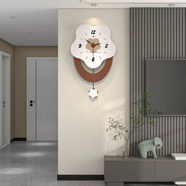 キッチン装飾用木製壁掛け時計-JT2313